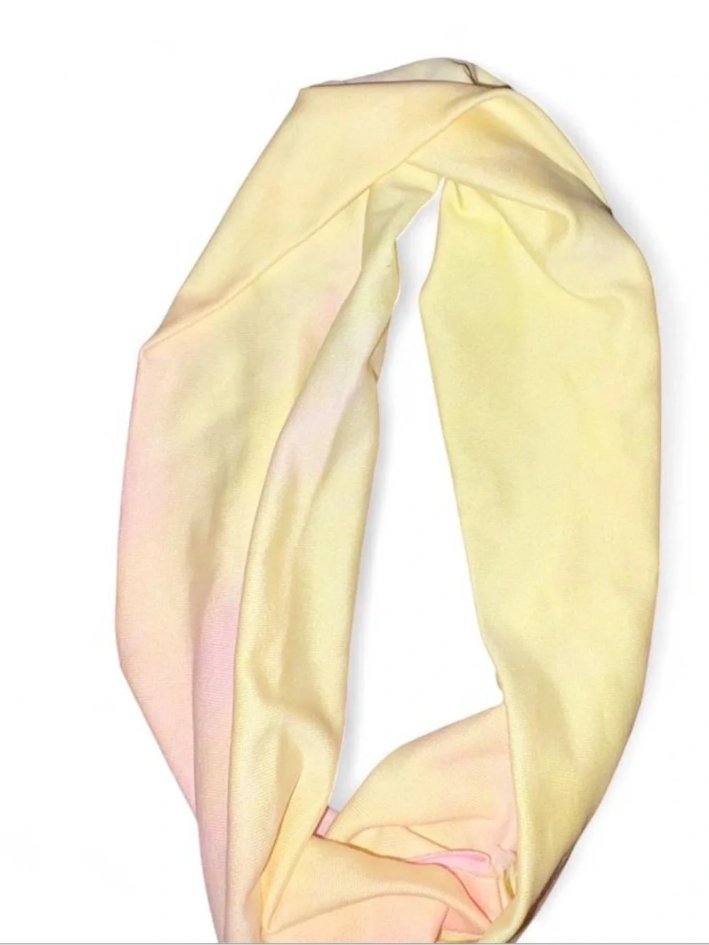 Pastel Yellow Gradient Infinity headband, - Women Accessories